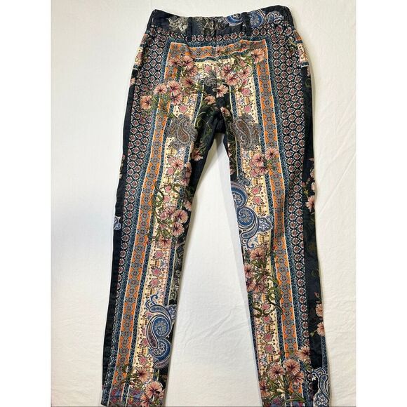 Johnny Was Viva Denim Jean Boho Floral Vintage, size 2 - Picture 3 of 11